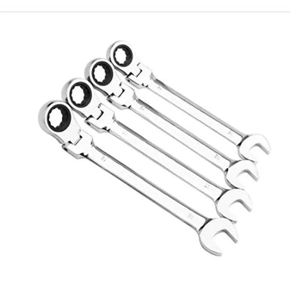 Automatic Fast Dual-Use Ratchet Wrench - Labor-Saving Universal 72-Tooth, Movable Head Open-Ended Plumber Tool