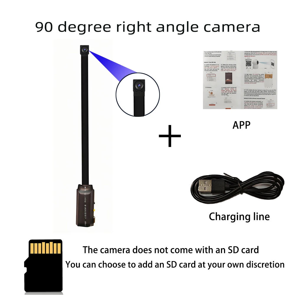 4K HD Mini WiFi Security Camera, Wireless Remote Viewing Home Nanny Cam, Motion Detection Smart Surveillance Camera