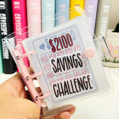 1000 Savings Challenge Binder – Money Saving Book with Envelopes, Envelope Savings Challenge, Mini Budget Organizer