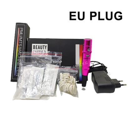 Permanent Makeup Tattoo Pen Machine - Eyebrow and Lip Microblading Tattoo Gun for PMU Beginners