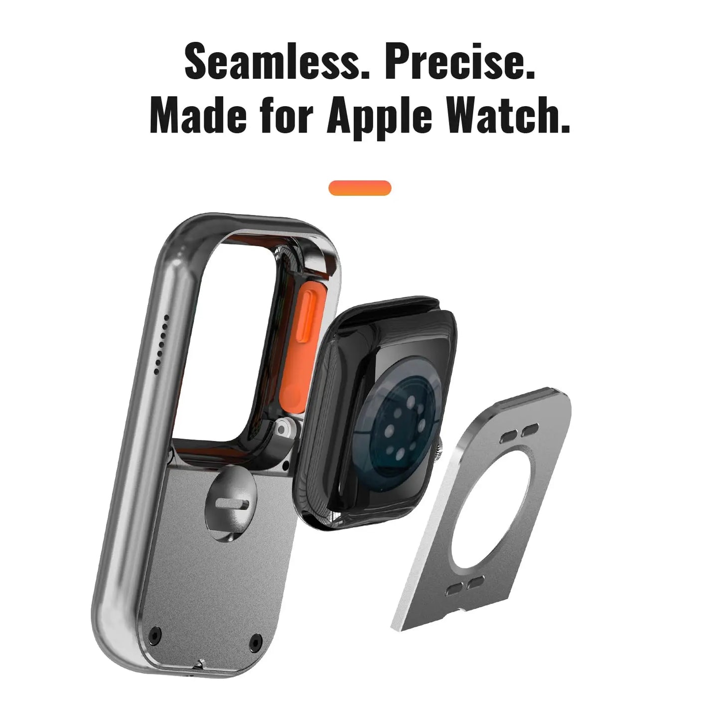 RePod Aluminum Alloy Apple Watch Case - Protective Click Wheel Design for Series 7, 8 & 9