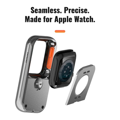 RePod Aluminum Alloy Apple Watch Case - Protective Click Wheel Design for Series 7, 8 & 9