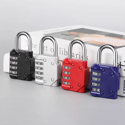 ORIA Padlock Password Lock: 4-Digit Waterproof Outdoor Security for Door, Suitcase, Bag, Cabinet, Locker, Window