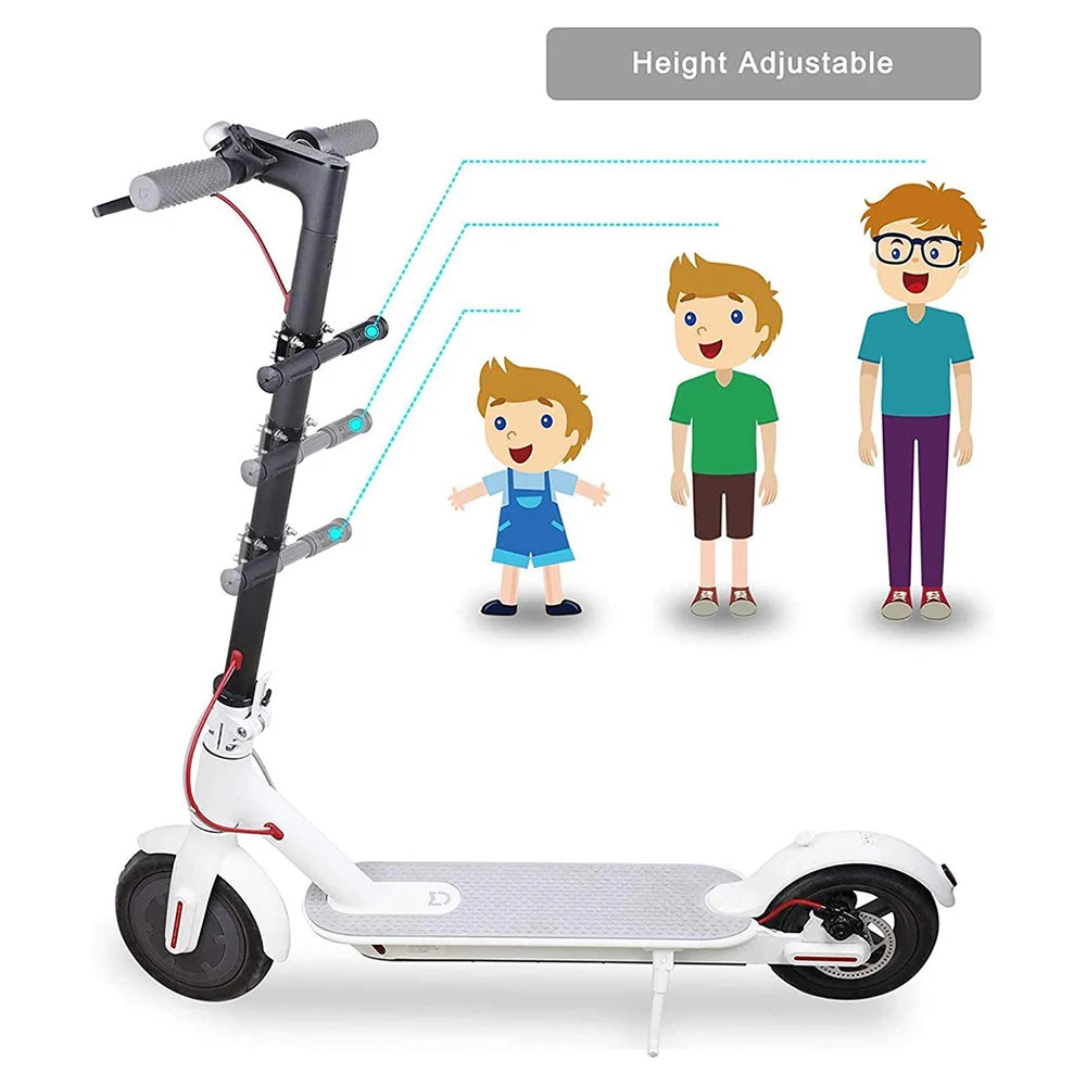 Xiaomi M365 Ninebot ES4 Scooter Children Safe Handrail - Non-Slip Adjustable Grip Bar for Electric Scooter, Kid-Friendly Handle Holder