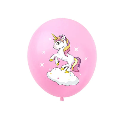 PTRATHY Unicorn Balloons - Latex Cartoon Animal Balloons for Kids, Perfect for Baby Showers, Birthday Parties, and Decorations