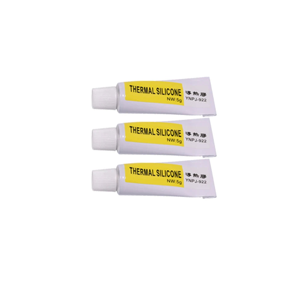 1/3/5pcs Thermal Paste Conductive Adhesive – Heatsink Glue for Chip, VGA, RAM, LED, IC Cooler & Radiator Cooling