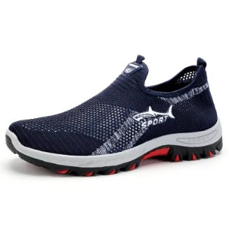 Men’s Summer Mesh Sneakers – Breathable Lightweight Canvas Sports Shoes, Casual Athletic Footwear Clearance Deal