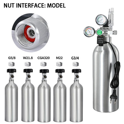 DIY CO2 Regulator for Aquarium – Solenoid Bubble Counter & Pressure Reducing Valve for Fish Tank CO2 Control System