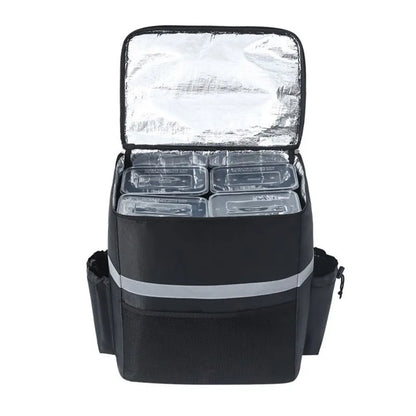 35L Extra Large Thermal Food Cooler Bag — Insulated Backpack for Food Delivery, Fresh-Keeping & Refrigerator Transport