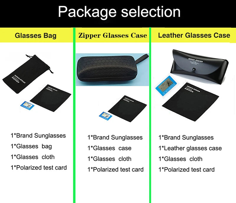 Aoron Polarized Sunglasses — Unisex Driving Mirror Sun Glasses with Metal Frame & UV400