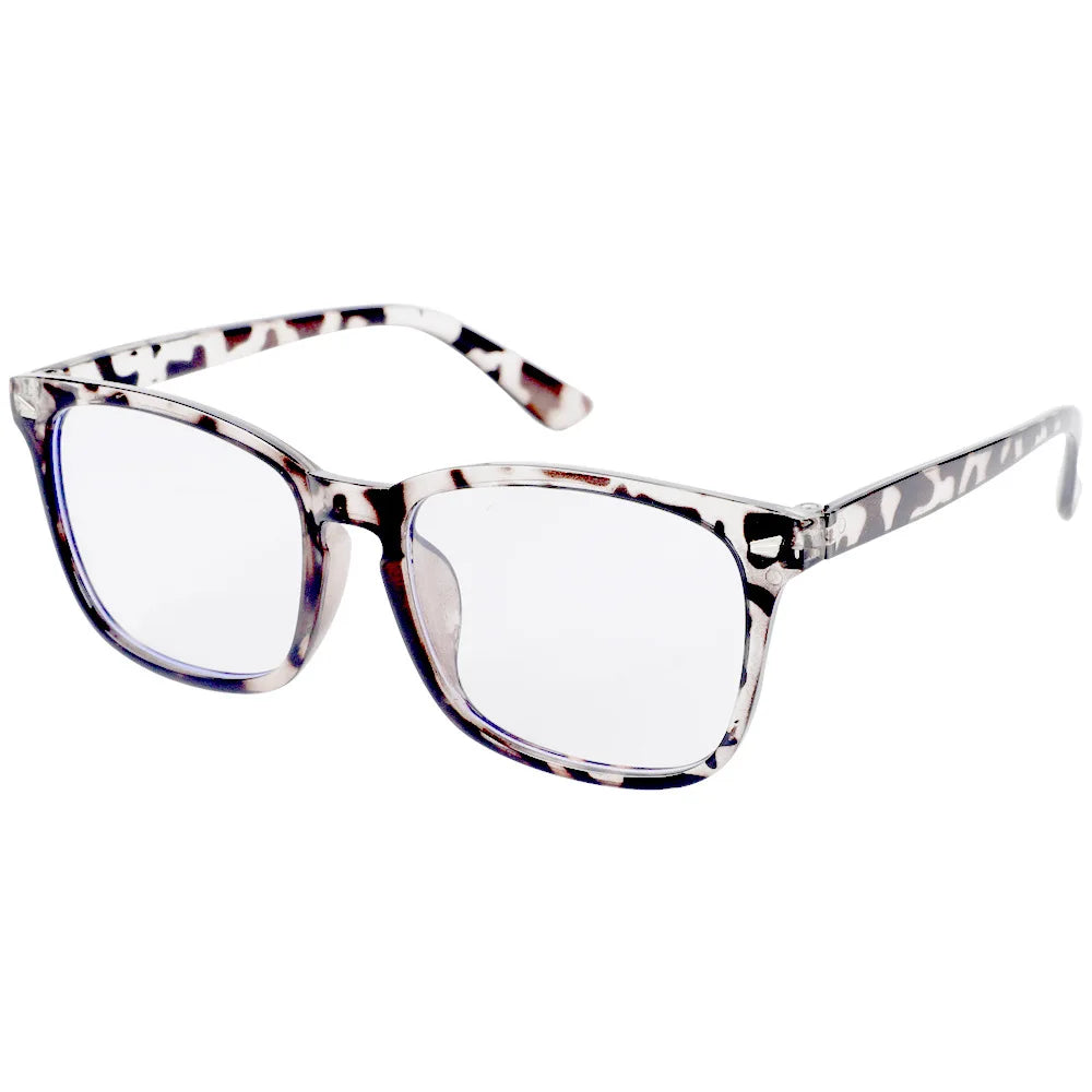 Square Blue Light Blocking Glasses – Nerd Eyeglasses Frame for Computer & Gaming Protection