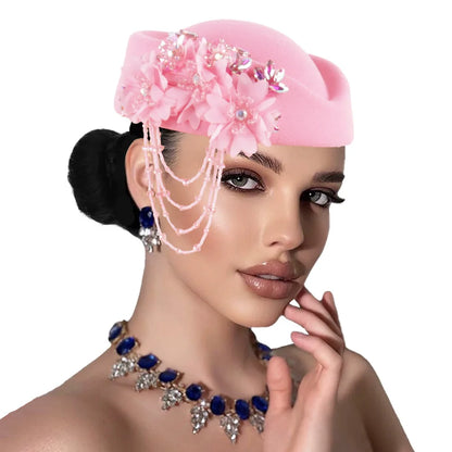 African Turban Headtie Hat - Floral Soft Head Wrap for Women, Church, Party & Casual Wear