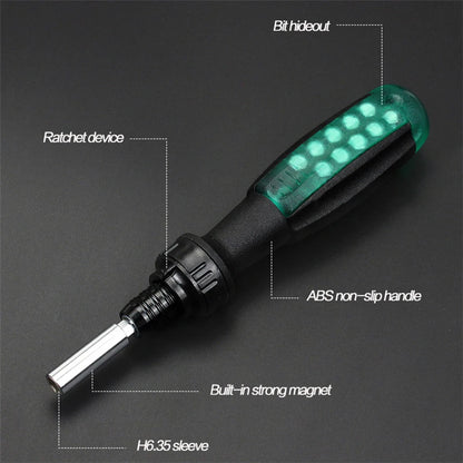Magnetic Screwdriver Bit Set – Multi-Function Phillips Hand Tool Kit for Home & Car Repair