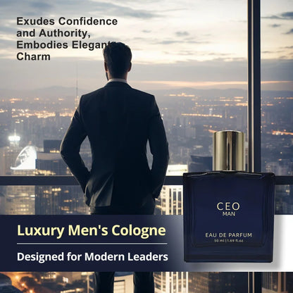Classic High-End Men’s Perfume — Long-Lasting Eau De Parfum with Sandalwood & Vanilla, Fresh Captivating Scent for Couples & Dates