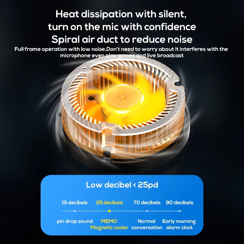 MEMO CX08 CX07 CX04 DLA6 Magnetic Semiconductor Mobile Phone Cooler – Fast Cooling Radiator for Phones