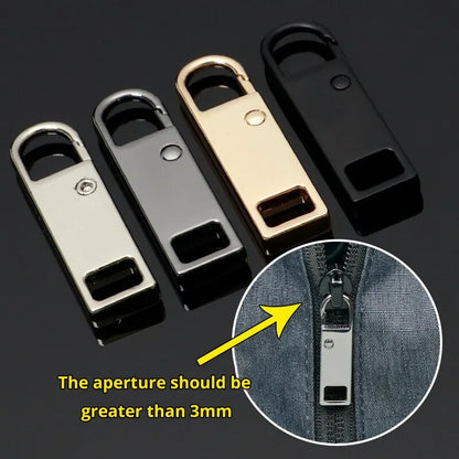 Detachable Zipper Pull Set (4/8pcs) – Multi-Color Replacement Zipper Accessories for Jeans, Backpacks & Sewing Repair Tools