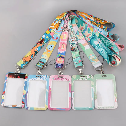 FI24 Japanese Anime Lanyard – Student Card & Badge Holder, Neck Strap for Phone, Subway & Access Cards, Gift for Kids