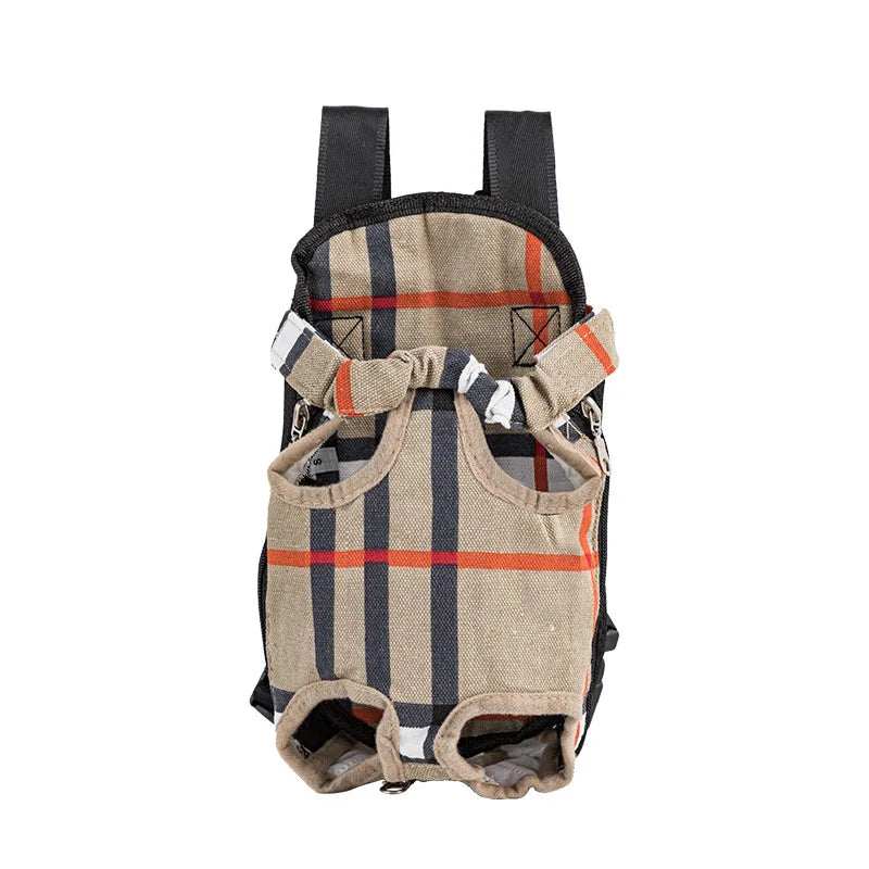 Pet Dog & Cat Carrier Backpack – Camouflage Mesh Outdoor Travel Bag with Breathable Shoulder Straps for Small Pets