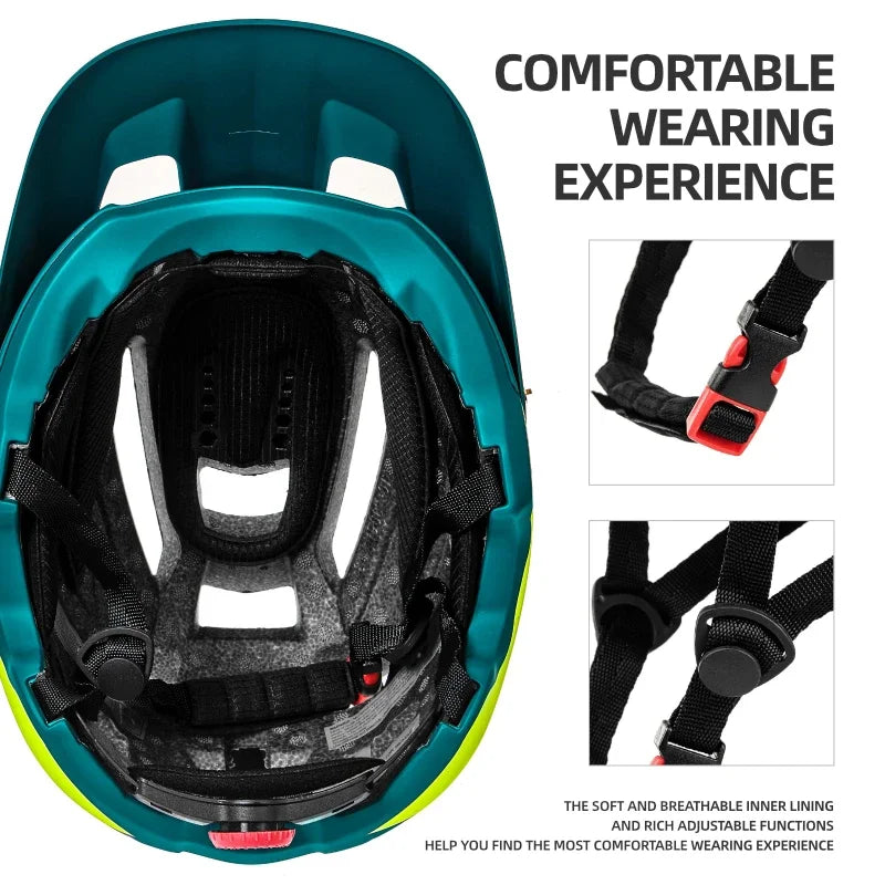 BATFOX Ultralight MTB Bicycle Helmet for Men & Women – Integrally Molded Mountain & Road Cycling Helmet