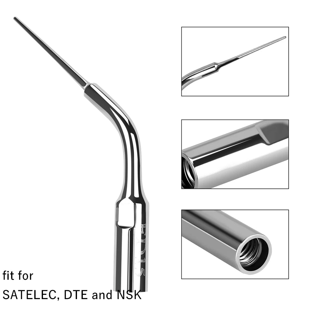 AZDENT Dental Ultrasonic Scaler Tips – Scaling, Periodontics, Endo, Perio Tips for EMS, Woodpecker, DTE, NSK, SATELEC Scalers