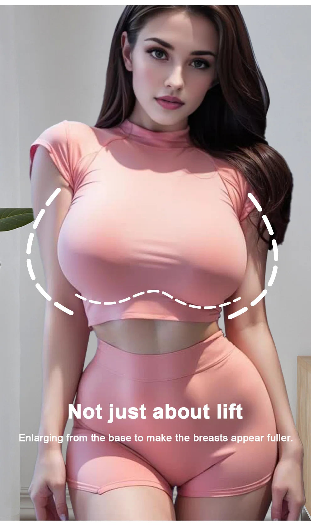LERVANLA Silicone Fake Chest Pads – Small to Super Large Female Breast Enhancer for Underwear & Display