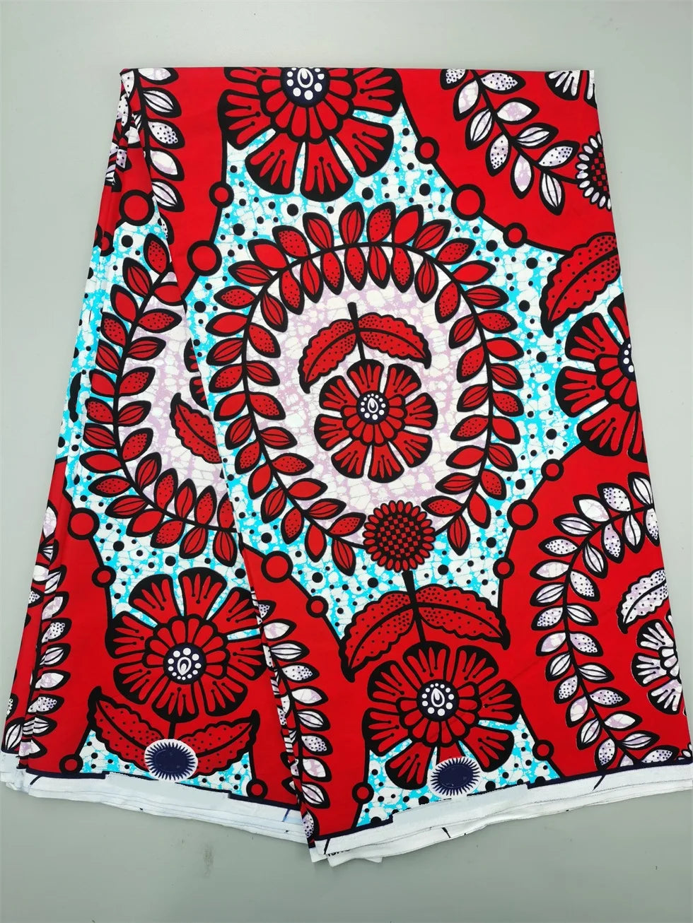 New Nigerian African Wax Fabric - 100% Cotton Real Wax Ankara Print High Quality Original Pagne Material