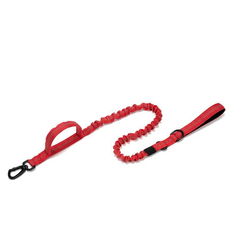 Durable Nylon Pet Dog Collar & Leash Set – Reflective Tactical Training Collar for Large Dogs