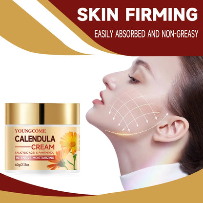 YOUNGCOME Calendula Face & Neck Cream – Anti-Aging Moisturizer, Pore Minimizing, Wrinkle Smoothing, Firming & Brightening Skincare Cream