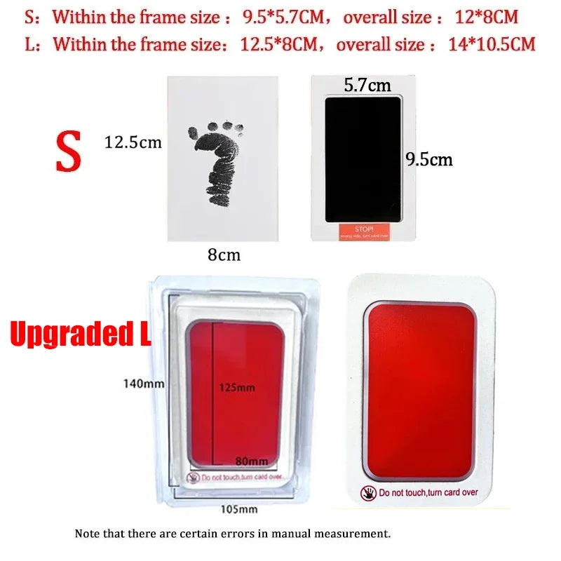 Pet Dog Footprint Handprint Pad - Safe Non-Toxic Printing Pad for Pet and Baby Paw Prints - Ink-Free Footprint Pad