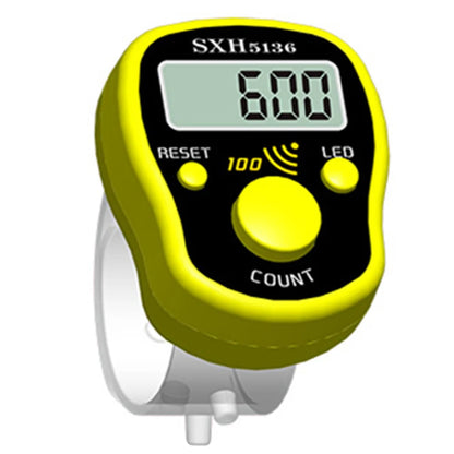 Mini Stitch Marker Finger Counter — LCD Electronic Digital Row Counting Tally Tool