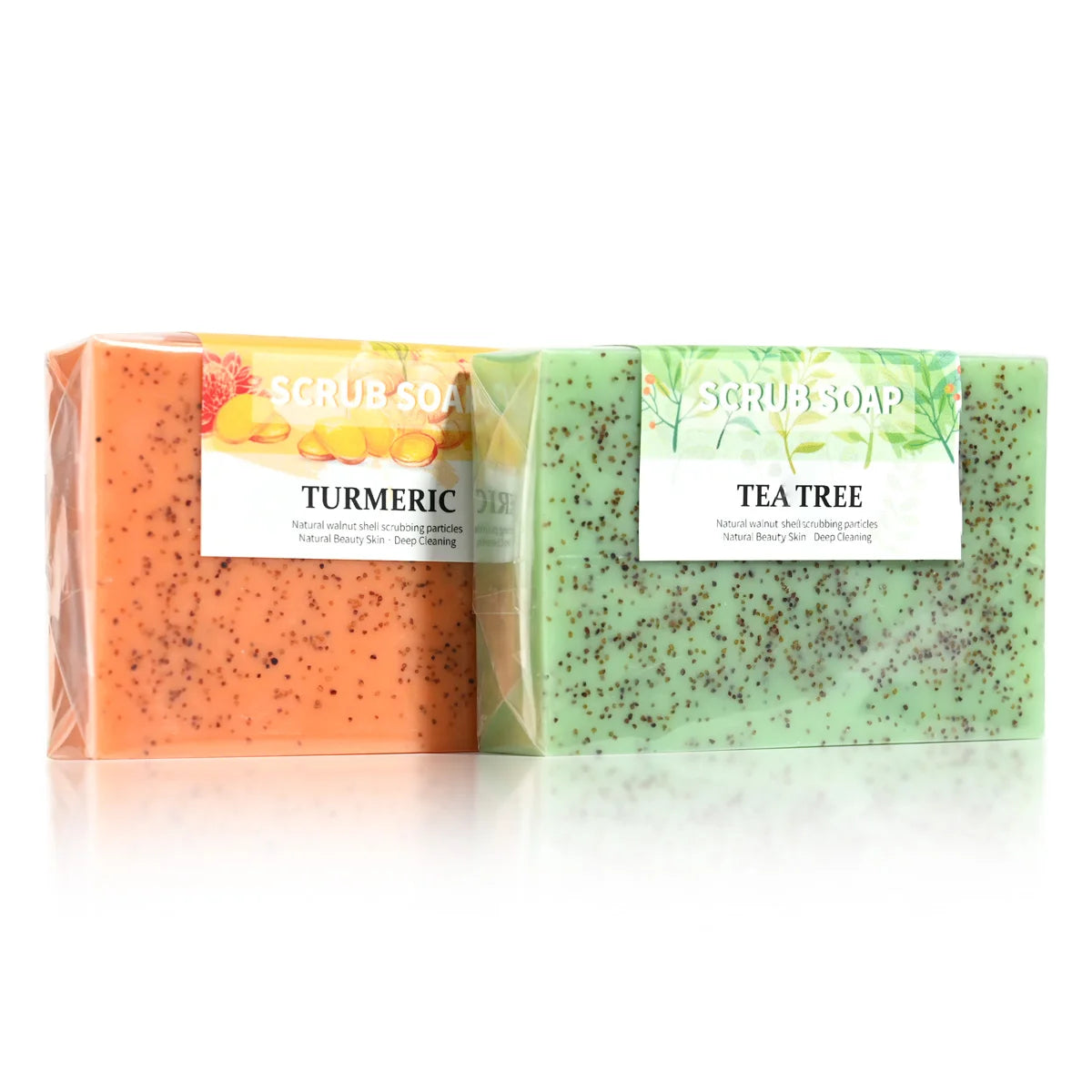 M+100G Tea Tree Oil Bubble Soap - Natural Exfoliating Anti-Acne Whitening Handmade Cleansing Cream