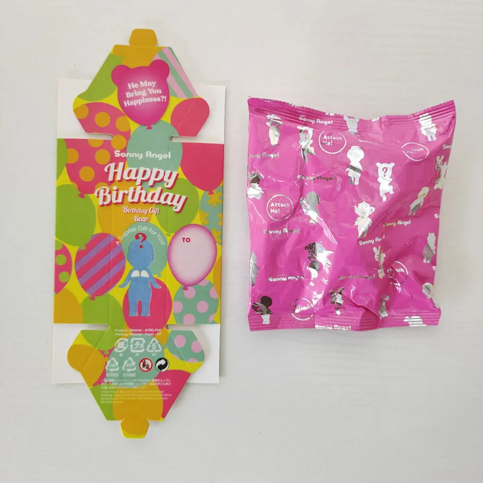 New Sonny Angel Blind Box – Birthday Series Animal Anime Figures, Cute Desktop & Car Ornaments, Christmas Gift