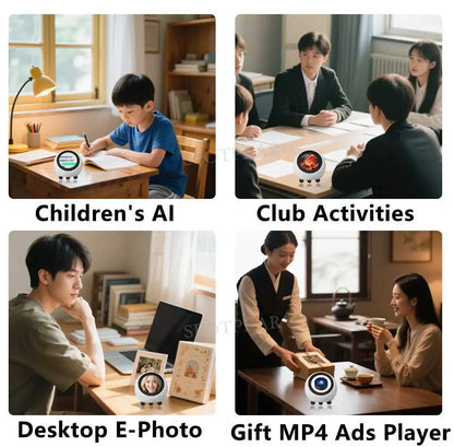 espHome XiaoZhi AI Voice Chat Robot Ball - ESP32-S3 1.28" LCD Development Board with WiFi & Clock