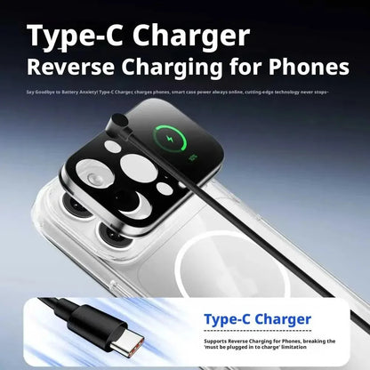 Dynamic Smart Screen iPhone Case - Intelligent Touch Display with Photo Transfer & Video Playback for iPhone 16 Pro Max
