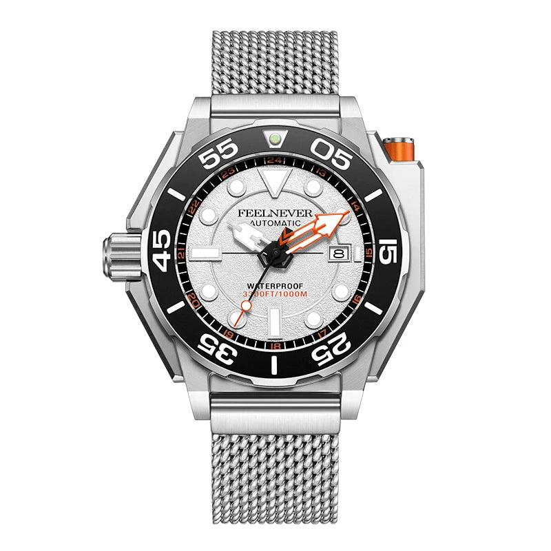 FeelNever Luxury Automatic Watch for Men – Fashion Business & Military Mechanical Waterproof Wristwatch