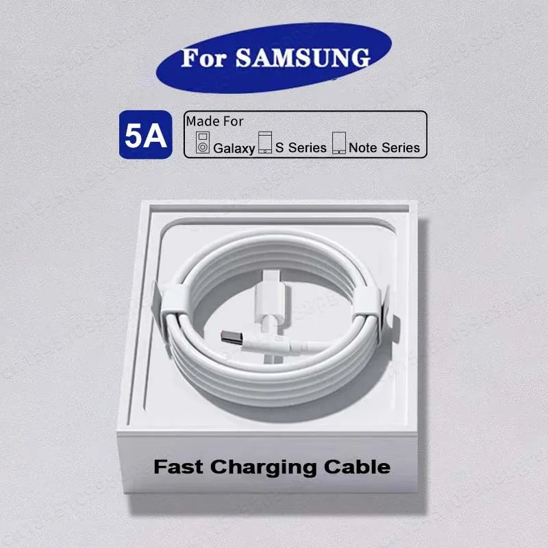 2PCS 45W PD USB-C Cables – Fast Charging & Data for Samsung Galaxy S20/S21/S22/S23 Ultra, Note 10/5G, A53/A54