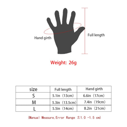 Summer Half-Finger Ice Silk Gloves – Breathable Fingerless Gym & Cycling Gloves with Anti-Slip Pad for Men & Women
