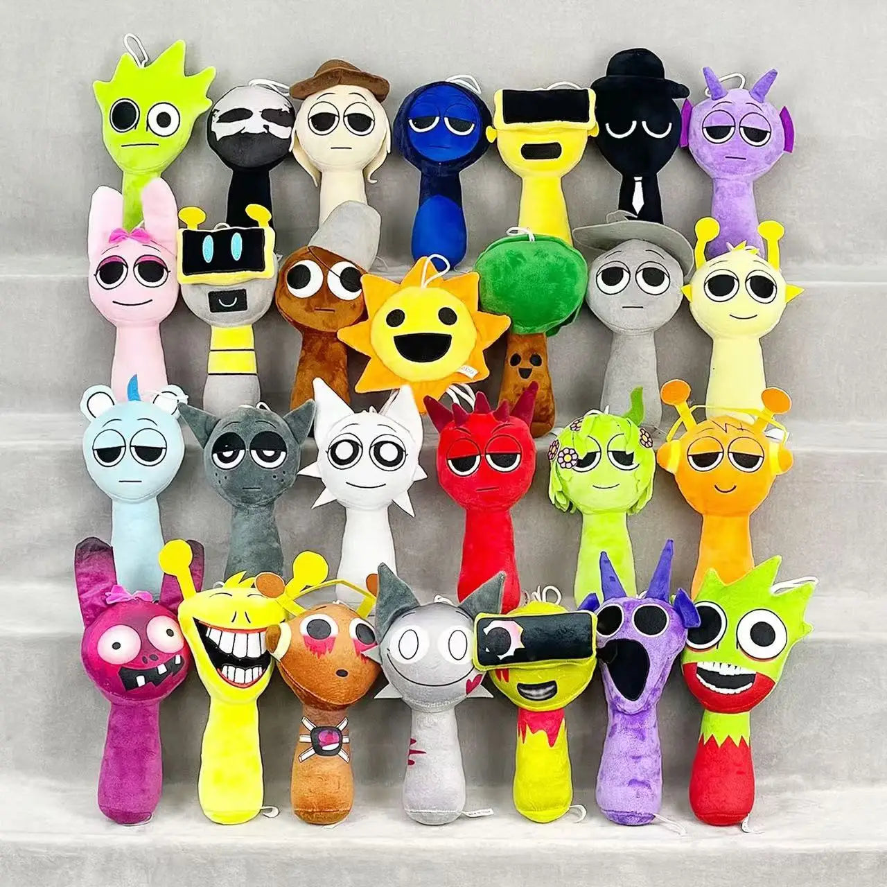 20cm Sprunki Plush Toys – Sprunki Game Pillow Doll, Soft Stuffed Toy for Kids’ Birthday & Christmas Gift