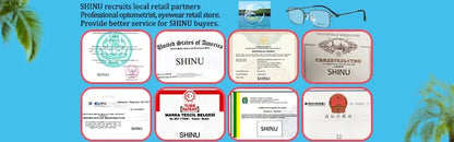 SHINU Blue Light Blocking Glasses – Red Lens Anti-Glare Eyewear for Men to Reduce Eye Strain