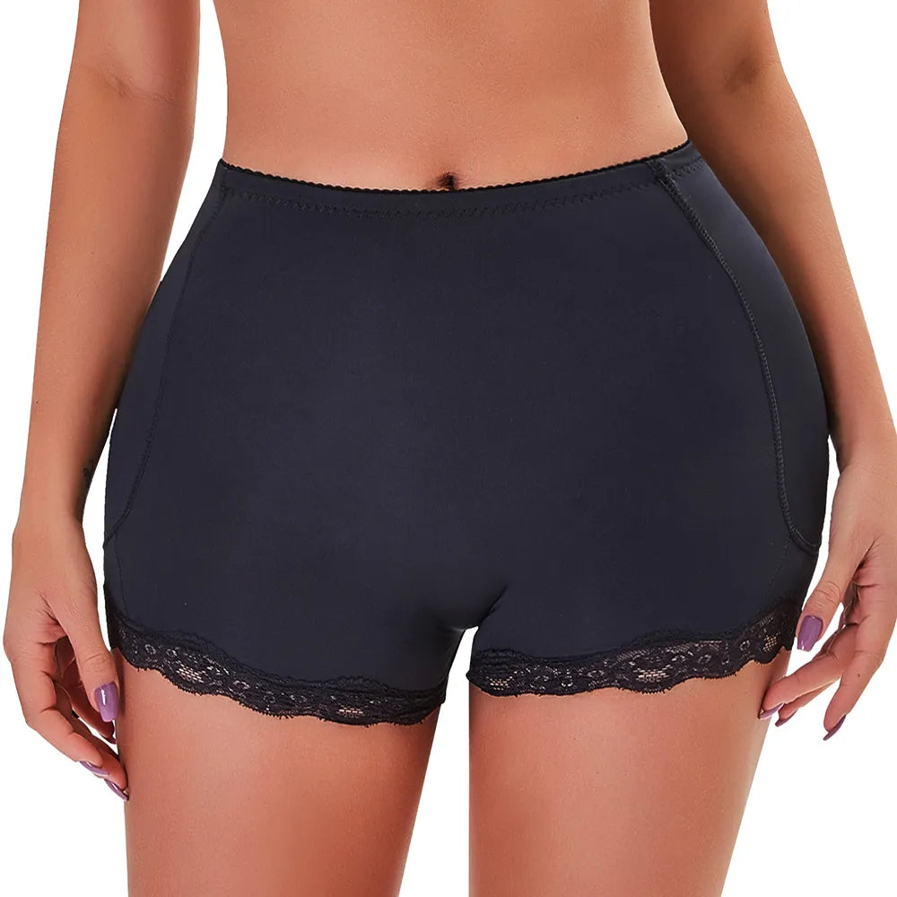 Padded Butt Lifter Shapewear: Corrective Underwear for Butt Enhancement - Body Shaper Modeling Strap Push Up Panties