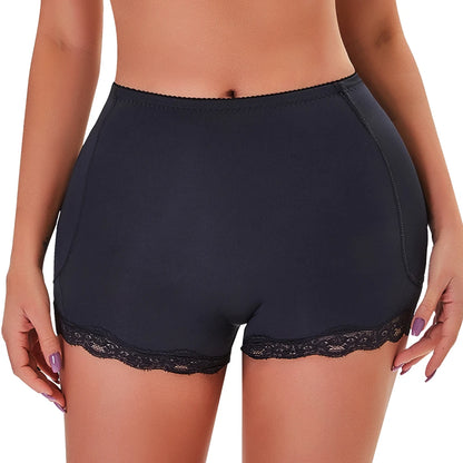 Padded Butt Lifter Corrective Underwear - Butt Enhancer Body Shaper, Modeling Strap Fake Hip Shapewear, Push Up Panties