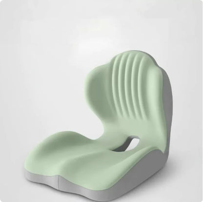 Ergonomic Memory Foam Seat Cushion – Office & Car Chair Pad with Lumbar Back Support for Stress Relief