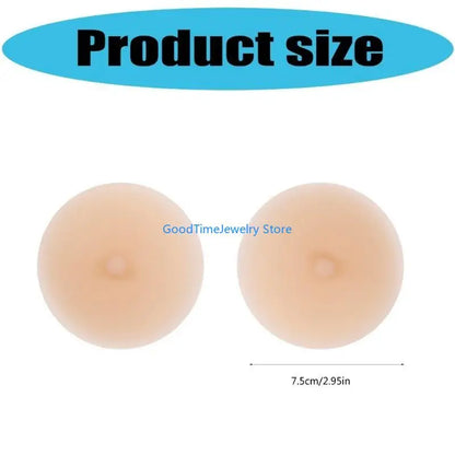 Reusable Silicone Breast Petals - Realistic Adhesive Nipple Covers for Everyday Wear & Special Occasions