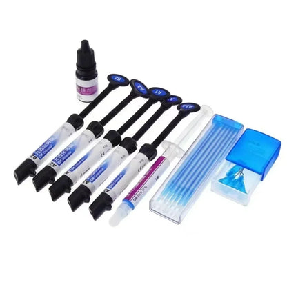 Dentex Dental Curing Light Kit – Universal Composite Resin, Adhesive Bonding & Etch Gel for Orthodontic Brackets