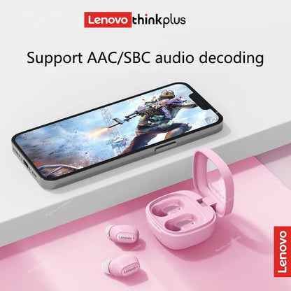 Lenovo XT62 Bluetooth 5.3 Earphones — Wireless TWS HiFi Sport Headset with Noise Reduction, Mic & Touch Control