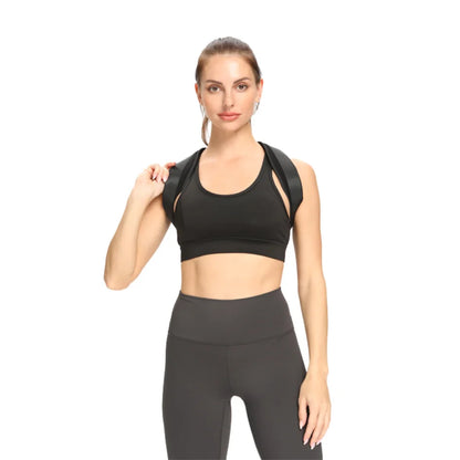 Adjustable Back & Shoulder Posture Corrector Belt — Clavicle & Spine Support for Home, Office & Sports | Upper Back & Neck Brace