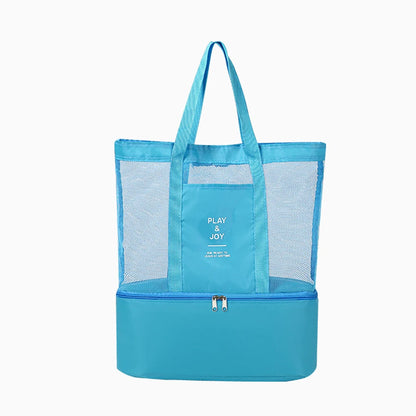 Multi-Functional Waterproof Bento Bag - Swimming, Travel Storage, Beach Bag, Insulated Double-Layer Picnic Ice Bag