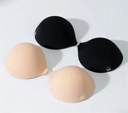 5cm Thicken Silicone Adhesive Bra – Reusable Invisible Strapless Push-Up Nipple Tape for Women