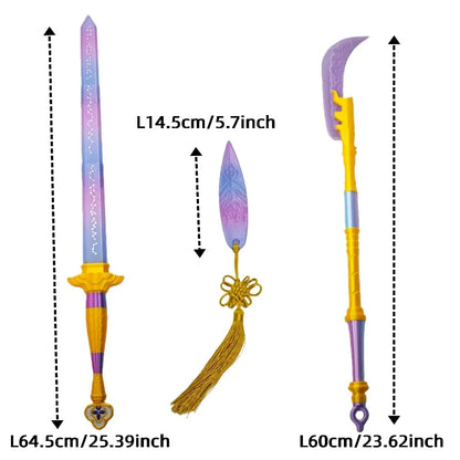 Symbolic Costume Sword Prop - Roleplay Cosplay Accessory for Halloween, Carnival & Costume Outfits