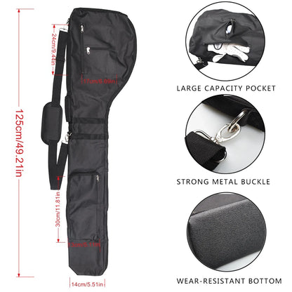 Foldable Golf Sunday Bag – Mini Golf Club Bag for Training, Practice & Travel, Lightweight Golf Case